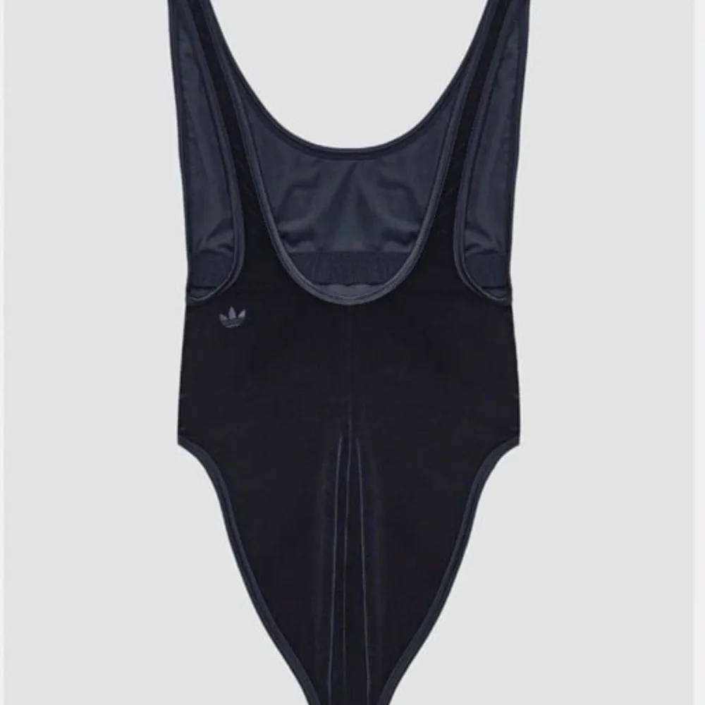 Adidas Ivy Park by Beyoncé Triple Black Velvet Body Suit - Picture 3 of 10
